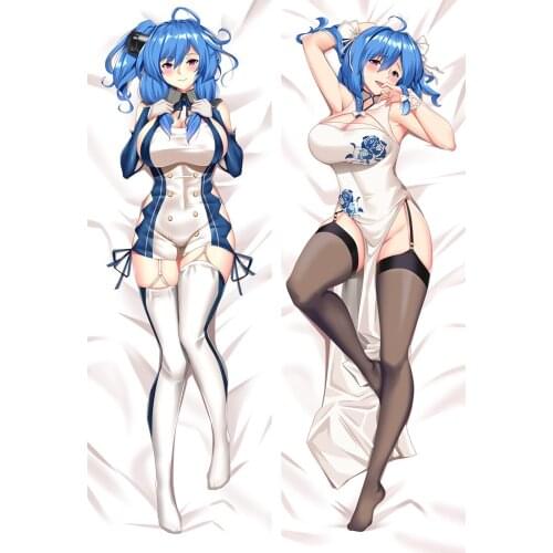 Anime Cartoon Azur Lane Double sided hugging Pillow Case Pillow Cover Pillowcase Peach Skin 2 Way 86053