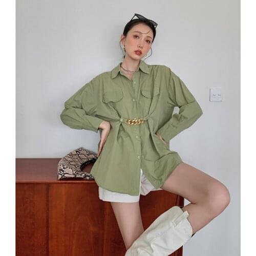 FALLINGSTAR Green Blouses