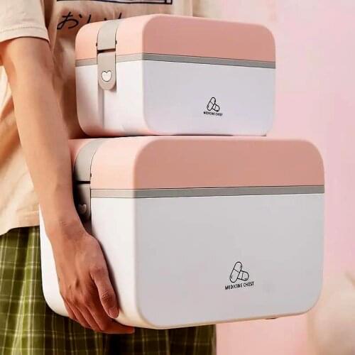 Household medicine box, multi-layer medicine box, family medical medicine box, large-capacity portable medicine storage box