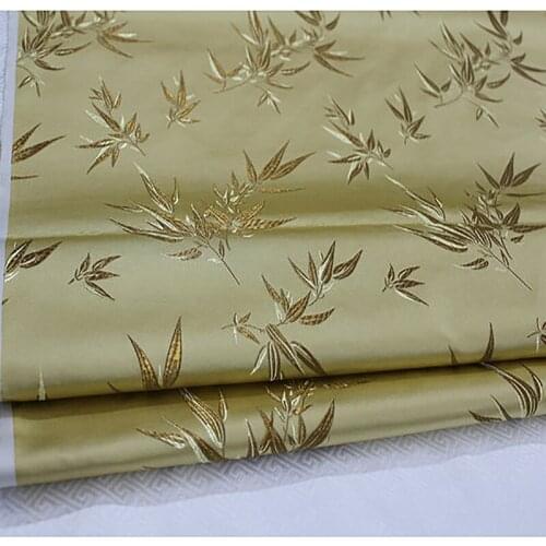 Imported High quality leaves jacquard tapestry satin 3D jacquard dress fabric for cushion cover curtain patchwork upholstery DIY