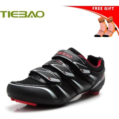 Tiebao Sapatilha Ciclismo Road Bike Shoes Outdoor Self-locking Breathable Athletic Bicycle Riding Shoes Superstar Bike Sneakers