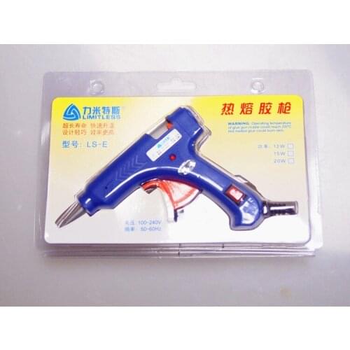 20W Hot Melt Glue Gun Industrial Mini Guns Thermo Electric Gluegun EU Plug Heat Temperature Tool Graft Repair