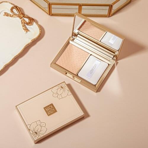 Luxury Soft Oil Control Face Powder Long Lasting Concealer Pressed Powder Brighten Skin Smooth Waterproof Matte Finish Makeup