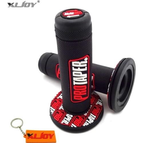 XLJOY Soft Rubber Handgrips Hand Grips For MX Dirt Pit Bike ATV Quad Buggy Go Kart Motorcycle Motocross Motor Moped Scooter