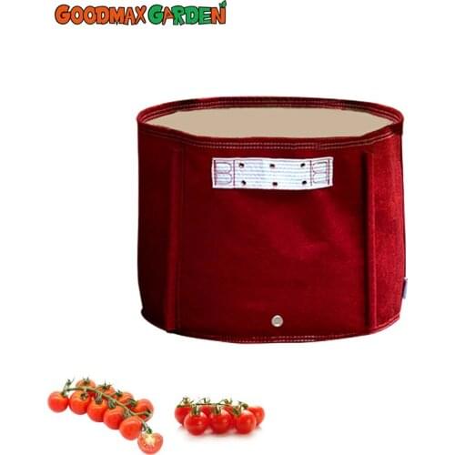 12 Gallon Tomato Growing Planter Plant Pots Grow Bags Non-woven Fabric Garden Container for Tomato Vegetable Planting