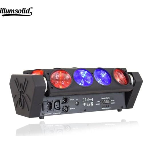 LED 8x12W LED Spider Licht RGBW DMX Podium Verlichting Dj LED Spider Moving Head Beam Licht