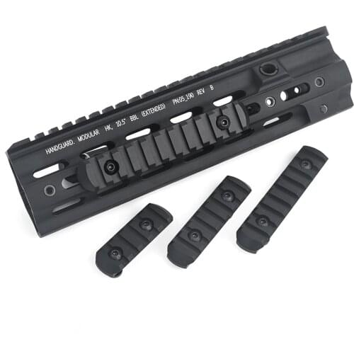 Tactical 4pcs Aluminum 20mm Picatinny Rail Sections Kit For SMR MOE M-LOK Metal Handguard Rail Mount Airsoft Hunting Accessories