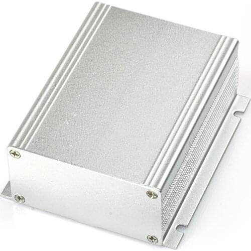 Superbat 3.94"*3.46"*1.54" Silver Extruded Aluminum Box Electronic Power Enclosure PCB Instrument Case 100X88X39MM with Screw