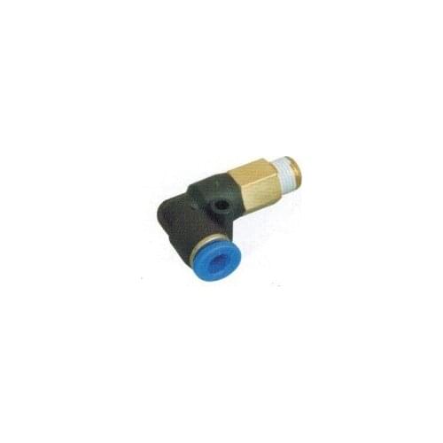 Extended Elbow Push In Fitting Tube OD 6mm 1/8" BSPT One Touch Quick Release SNS pneumatic one touch connector SPLL6-01