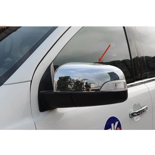 For Ford EVEREST 2016-2019 High-quality ABS Chrome rearview mirror decoration cover anti-rub protection car accessories