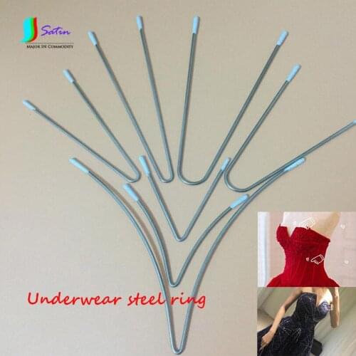 High Quality Underwear Steel Ring,Swimwear/Evening Dress/bra Accessory V or U Shape Steel Ring S0400H
