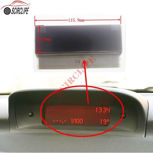 Car Dashboard Trip Computer Information LCD Display Pixel Repair Peugeot 307 Citroen C5 Xsara Picasso