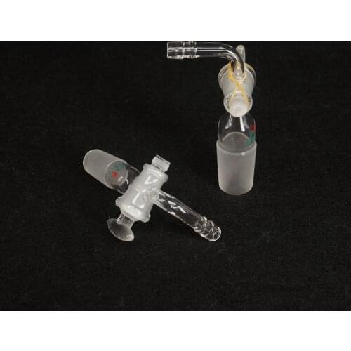 14/23 19/26 24/29 29/32 Joint Tube OD 8mm Lab 90 Degree Adapter With Glass Stopcock Ware