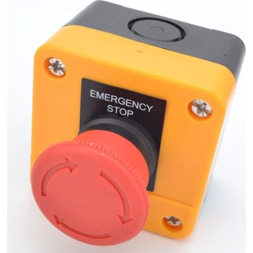 1NO+1NC e-stop push button switch emergency stop switch