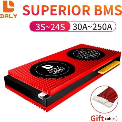 4S BMS LiFepo4 3S-24S Li-ion LiFePo4 8S 60A 80A 100A 250A 18650 battery pack balan PCM 3S 4S 7S 10S 13S 12S 16s 20S 24S Solar