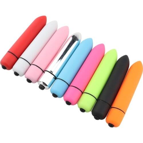 9 Colors 10 Speed Mini Bullet Dildo Vibrator Clitoris Stimulator Sex Products AV Stick Anal Sex Toys for Women Masturbator