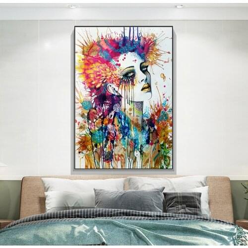 Abstract Gold Lips Girls Canvas Paintings On the Wall Art Posters And Prints Nordic Art Inspiring Pictures For Living Room Decor