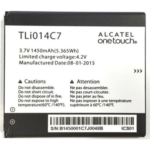 New TLi014C7 Phone battery For Alcatel One Touch Pixi First 4024D 4.0" Mobile Phone