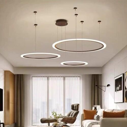 Acrylic Ring LED Chandelier Living room dining room bedroom study room chandelier Commercial Chandelier Lighting