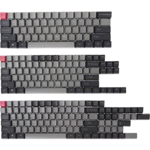 Black Gray Mixed Dolch Thick PBT 104/87/61 Keycaps OEM Profile Key Caps