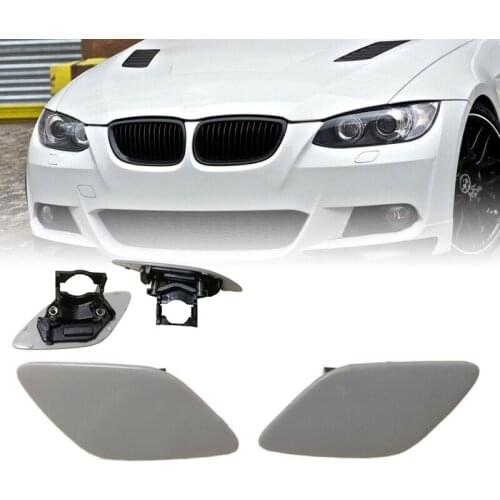 Replacement Headlight Washer Cover Accessories Replaces Pack For BMW 07-2010 E92 E93 Light Flap Bumper 2pcs L+R