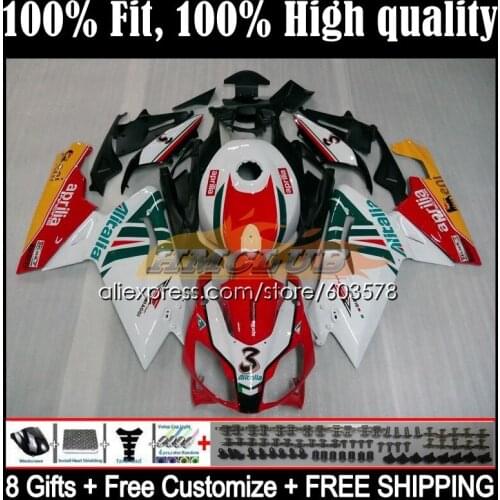 Injection For Aprilia RS-125 RS 125 RS4 54CL.11 RSV125 2006 2007 2008 2009 2010 2011 RS125 06 07 08 09 11 Fairings Red white