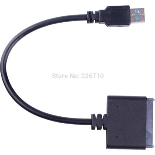 22-Pin USB 3.0 To Sata Adapter Converter Cable USB3.0 Hard Drive Converter Cable SATA To USB 3.0 For 2.5" Laptop HDD SSD
