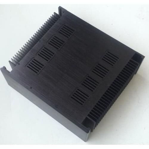 Case 432*150*370mm 4315A Silver and black All aluminum amplifier chassis/Class A amplifier case/AMP Enclosure / case / DIY box