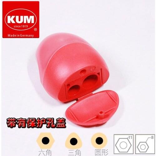 Kum buddy K2, German double hole neon plastic pencil sharpener, high strength dynamic rolling board for pencil