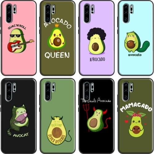 Cute Avocado Case For Huawei P30 P40 P20 Lite Pro Nova 5T P Smart 2019 Honor 10 Lite 20 9X 8X 8A 10i