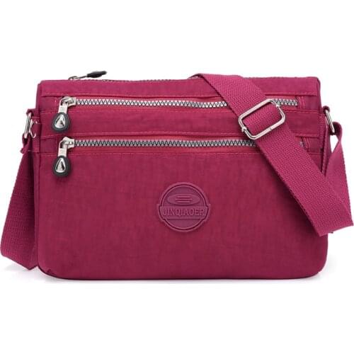 Fashion Women Shoulder Bag Casual Nylon Crossbody Bag Messenger Multilayer Bags Female Handbags Bolsos Sac A Main