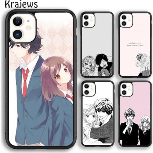 Krajews Ao Haru Ride Love soft Phone Case Cover For iPhone 5s SE 2020 6s 7 8 plus X XS XR 11 12 mini pro max coque Shell