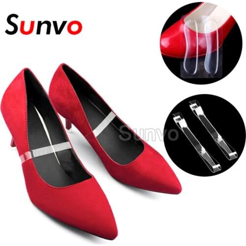 1Set Invisible Elastic Silicone Transparent Shoelaces For High Heel Shoes Clear Shoe Laces Shoelace Straps Shoe Accessories