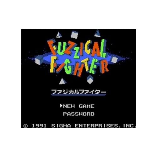 Newest Fuzzical Fighter Region Free 8 Bit Game Card For 72 Pin Video Game Player