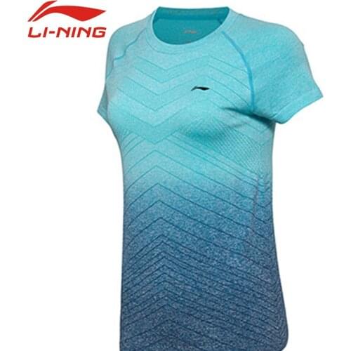 Lining Badminton Thomas And Uber Cups Shirt Women Breathable Fast Dry Sportswear AAYN048