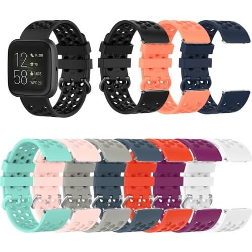 For Fitbit Versa 2 Straps, Sport Straps Compatible with Fitbit Versa/Versa 2/Versa Lite/SE Special Edition Adjustable Bands