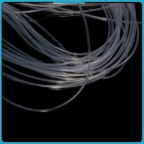 Silicone Tube For Peristaltic Pumps Water Air Silica Gel Hose Transparent Capillary Silicone Pipe Tube ID 1 mm OD 2 mm 10 Meters