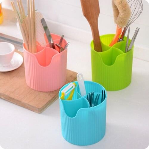 Kitchen Drain Tableware Storage Racks Plastic Cutlery Chopsticks Spoon Fork Rack Stationery Cosmetic Storage Racks
