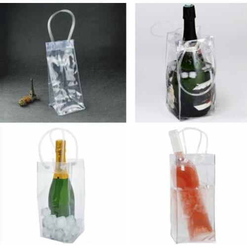 Wine Bottle Freezer Bag Chilling Cooler Ice Bag PVC Beer Cooling Gel Holder Carrier Portable Bar Liquor Ice-cold Tool