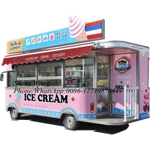 Food trailer mobile food truck Street vending carts Hot dog trailer for sale Crepe cart Coffee trailer Ice cream trucks