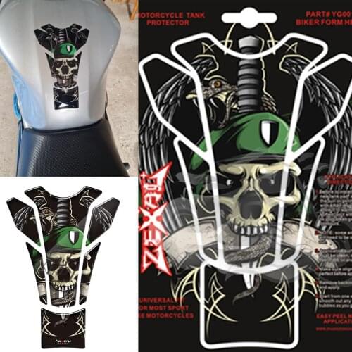 Universal Motorcycle Fuel Tank Decal Sticker Pad Gas Cap Protector Fit For YZF R3 R25 TMAX 560 MT-07 MT09 GSXR PCX NINJA 400 300