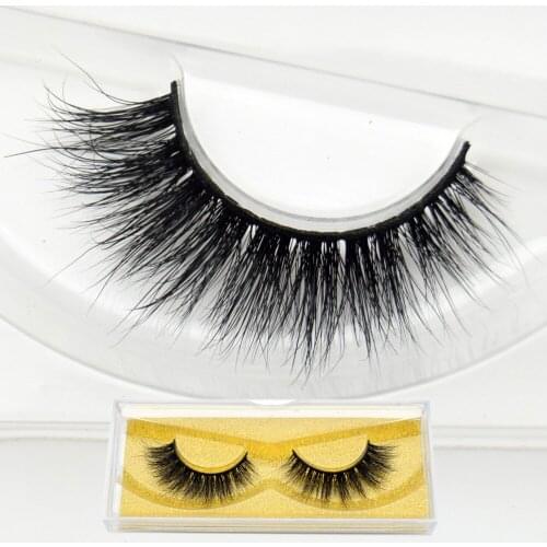 Visofree False Eyelashes 3D Mink Lashes Hand Made Full Strip Lashes Natural Long Mink Eyelashes Gold Box Fake Eyelashes R10