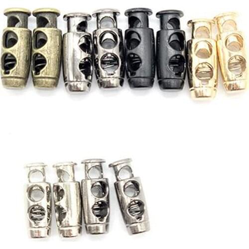 10pcs Vintage Metals Color Stopper Diy Clothing Sewing Accessories Metals Terminator Cord Lock Toggle