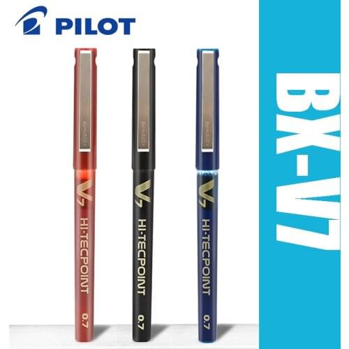 12Pcs/lot Japan Pilot BX-V7 Liquid Ink Pen 0.7mm V7 Standard Office and School Stationery