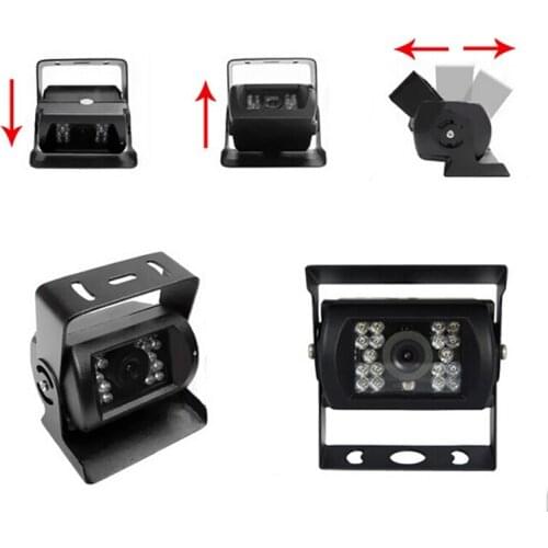 12V - 24V CCD Car Camera For Truck Van Trailer Buses Night Vision HD CCD Waterproof Car reversing backup rear view camera