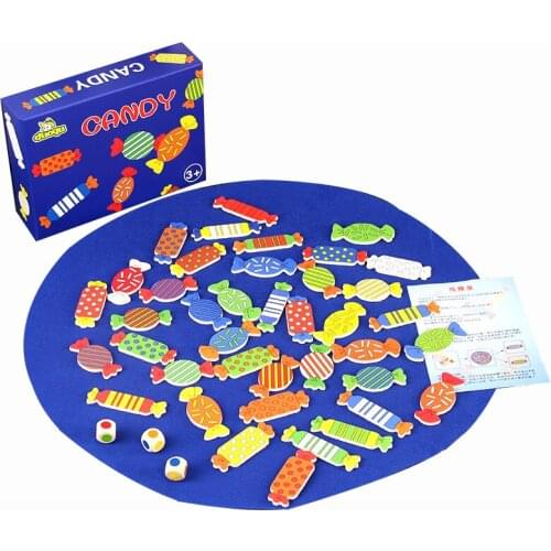 2021 New Arrival Wooden Candy Pick Up Game Kids Desktop Competition Toys Color Colour Shape Learning Toy BOY GIRL Gift