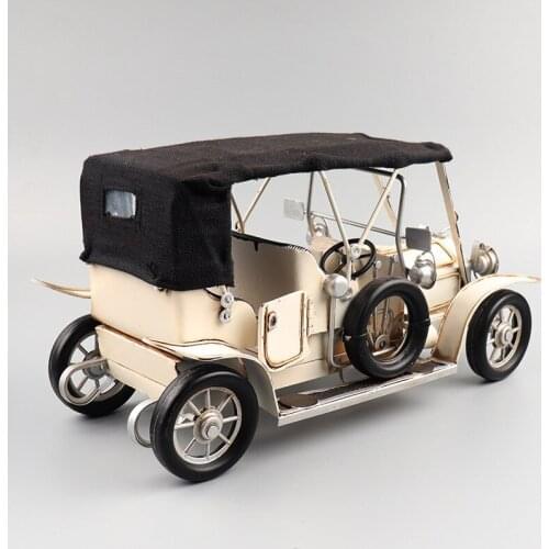 2022New Retro Rolls-Royce Classic Car Model Tin Crafts Nostalgic Living Room Bar Window Cabinet Ornament Decoration