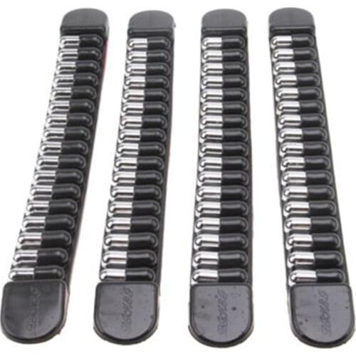 2017 hot 4x Chrome Rubber Car Front Rear Bumper Protector Corner Guard Scratch Sticker