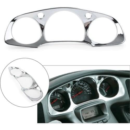 Chrome ABS Motorcycle Instrument Panel Accent Cover Decor Trim for Honda Goldwing GL 1800 2001-2011 Gold Wing GL1800 01-11