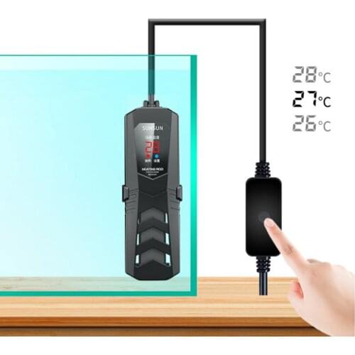 SUNSUN LCD Aquarium Automatic Heating Rod Intelligent Display Digital Adjustable Constant Temperature Control Fish Tank Heater